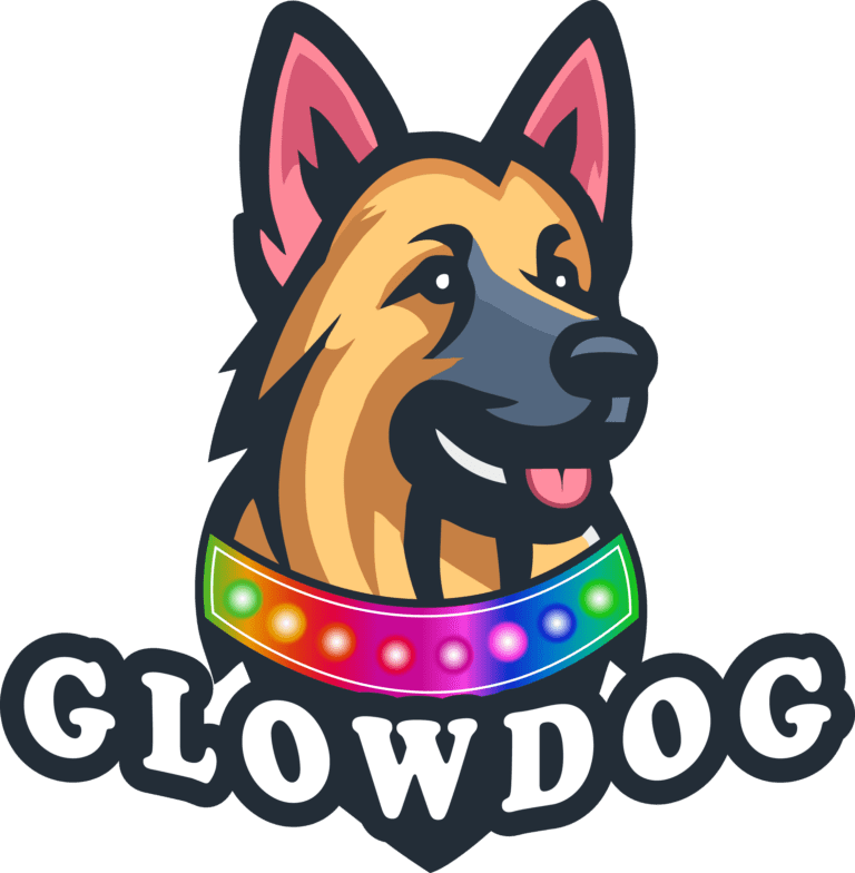 GlowDog LED Dog Collar LOGO RGB